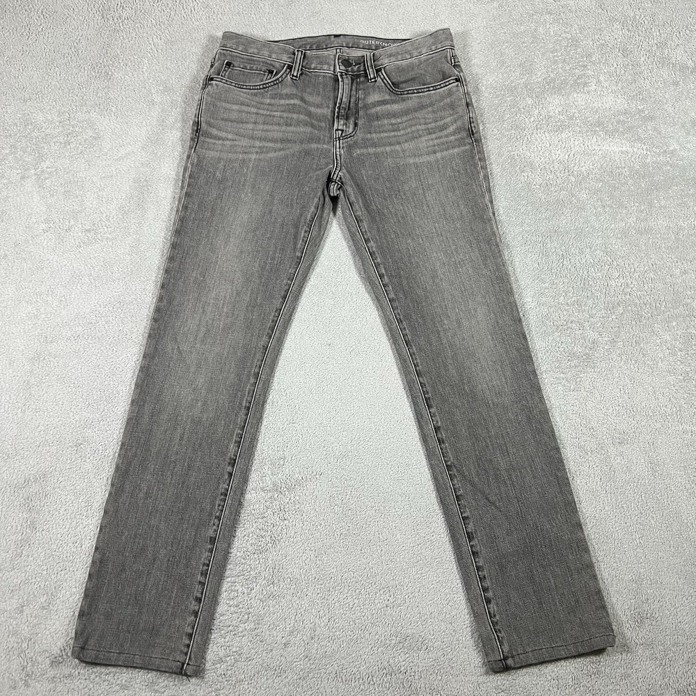 Outerknown Jeans Mens 30x32 Gray SEA Ambassador Slim Fit Stretch Denim
